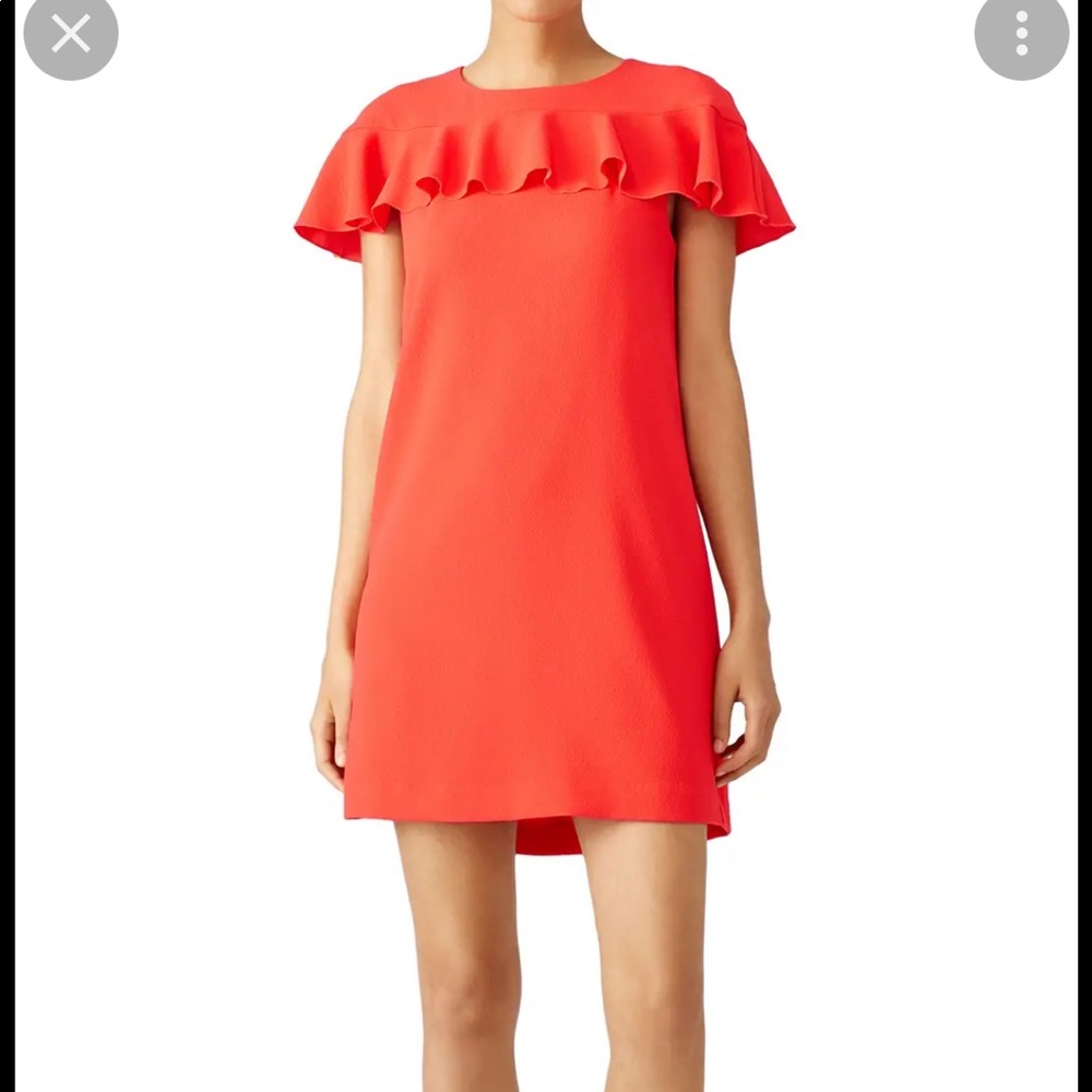 Gently used Trina Turk Orange Splash dress size 10